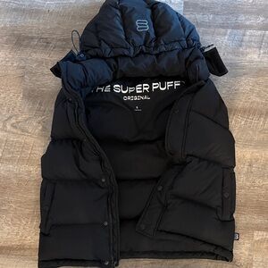 THE SUPER PUFF Original Puffer Vest Black